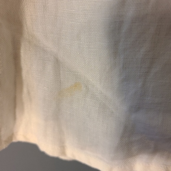 JM collection 100% linen suit with floral accent - Picture 9 of 10